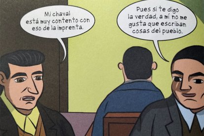 Los padres del alumnado comentan cómo les va a sus hijos en la Escuela. BLUME