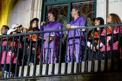 Pregón y espectáculo en el Carnaval de Burgos 2023. SANTI OTERO