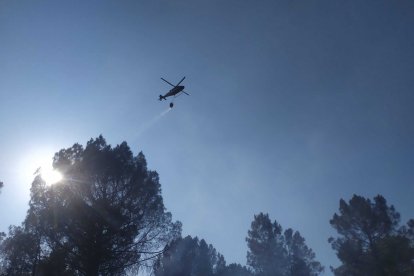 La Junta envió un helicóptero