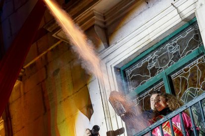 Pregón y espectáculo en el Carnaval de Burgos 2023. SANTI OTERO