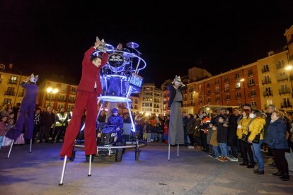 Pregón y espectáculo en el Carnaval de Burgos 2023. SANTI OTERO