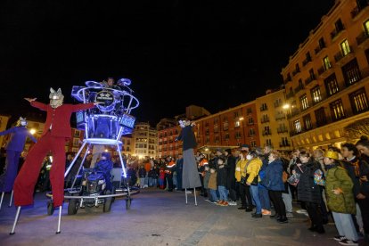 Pregón y espectáculo en el Carnaval de Burgos 2023. SANTI OTERO