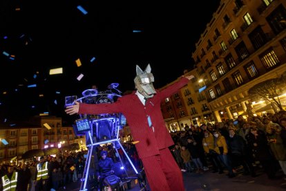 Pregón y espectáculo en el Carnaval de Burgos 2023. SANTI OTERO