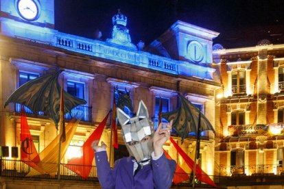 Pregón y espectáculo en el Carnaval de Burgos 2023. SANTI OTERO