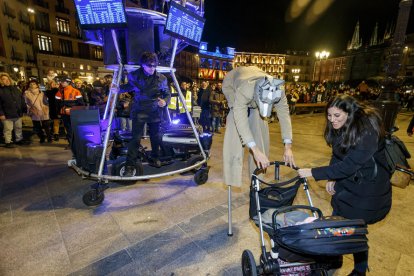 Pregón y espectáculo en el Carnaval de Burgos 2023. SANTI OTERO