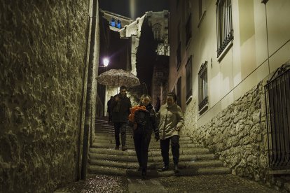 En la calle Valentín Palencia se rodaron algunos de los planos finales de 'Rey de la semana'. © CARLOS MATEO