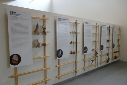 Parte de la exposición interior del Centro de Arqueología Experimental (Carex) en Atapuerca.  F. ATAPUERCA (S, SANTAMARÍA)