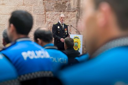 Fiesta de la Policía Local de Burgos en el monasterio de San Juan. TOMÁS ALONSO