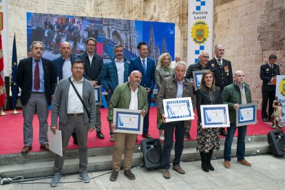 Fiesta de la Policía Local de Burgos en el monasterio de San Juan. TOMÁS ALONSO