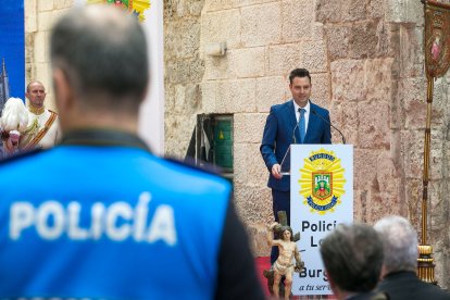 Fiesta de la Policía Local de Burgos en el monasterio de San Juan. TOMÁS ALONSO