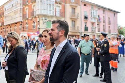 Luis Tudanca en las fiestas de Miranda. PSOE DE BURGOS