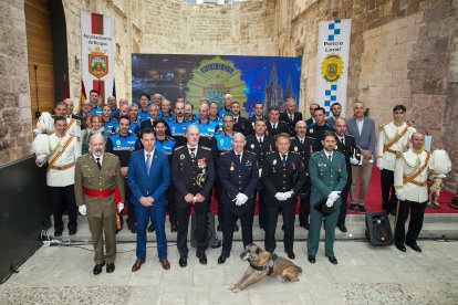 Fiesta de la Policía Local de Burgos en el monasterio de San Juan. TOMÁS ALONSO