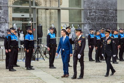 Fiesta de la Policía Local de Burgos en el monasterio de San Juan. TOMÁS ALONSO