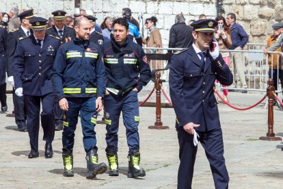 Fiesta de la Policía Local de Burgos en el monasterio de San Juan. TOMÁS ALONSO
