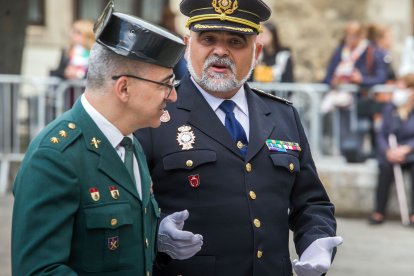 Fiesta de la Policía Local de Burgos en el monasterio de San Juan. TOMÁS ALONSO