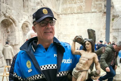 Fiesta de la Policía Local de Burgos en el monasterio de San Juan. TOMÁS ALONSO