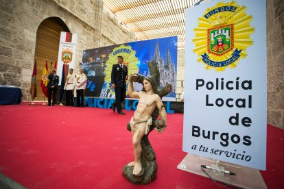 Fiesta de la Policía Local de Burgos en el monasterio de San Juan. TOMÁS ALONSO