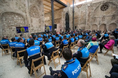 Fiesta de la Policía Local de Burgos en el monasterio de San Juan. TOMÁS ALONSO