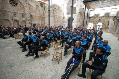 Fiesta de la Policía Local de Burgos en el monasterio de San Juan. TOMÁS ALONSO
