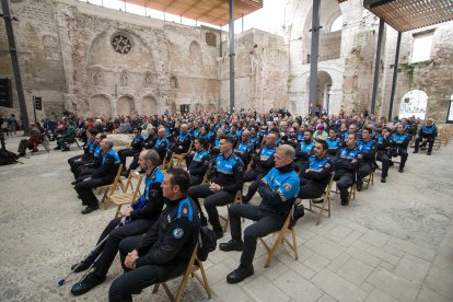 Fiesta de la Policía Local de Burgos en el monasterio de San Juan. TOMÁS ALONSO