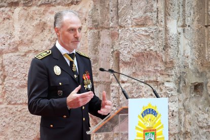 Fiesta de la Policía Local de Burgos en el monasterio de San Juan. TOMÁS ALONSO