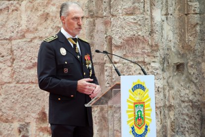 Fiesta de la Policía Local de Burgos en el monasterio de San Juan. TOMÁS ALONSO