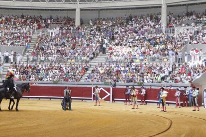 Imagen de un festejo de la feria taurina el pasado año.