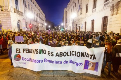 Manifestación del 8M en Burgos. SANTI OTERO