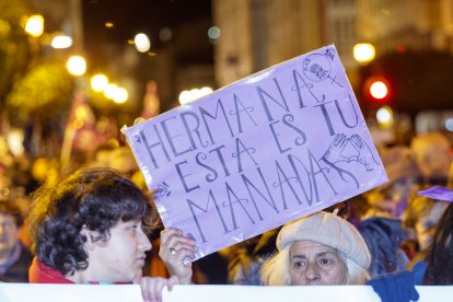Manifestación del 8M en Burgos. SANTI OTERO