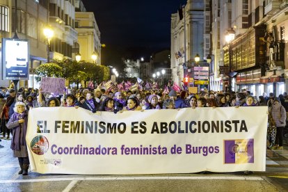 Manifestación del 8M en Burgos. SANTI OTERO