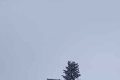 Caleruega cubierta con un manto blanco. L. V.