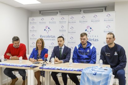 Albano Martínez, Pilar Gómez, Félix Sancho, Mahalbasic y Kacinas.