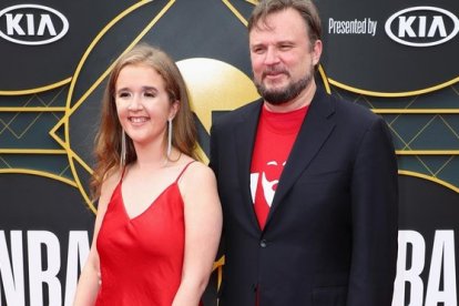 El director general de los Rockets Daryl Morey, en un acto de la NBA.