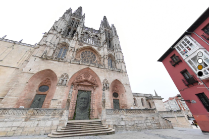 Fachada de Santa María de la Catedral de Burgos.