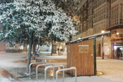El puesto de castañas de la calle Laín Calvo. S. L. C.