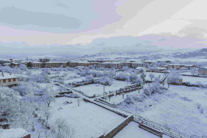 La nevada en Medina de Pomar. AYUNTAMIENTO DE MEDINA