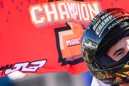 Marc Márquez, nuevo heptacampeón del mundo de motociclismo.