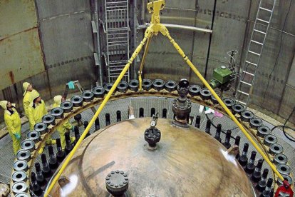 Trabajos en el central de Garoña-ECB