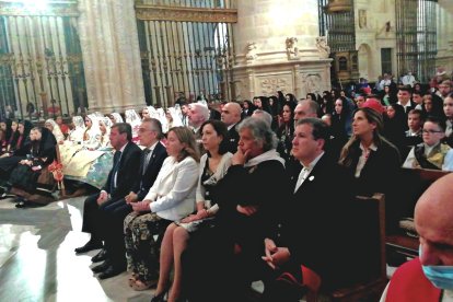 Autoridades en la misa pontifical en la solemnidad de los apóstoles Pedro y Pablo. S. L. C.