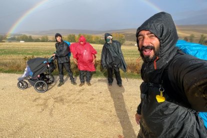 La lluvia ha sido compañera de algunas etapas. VAGABOOM