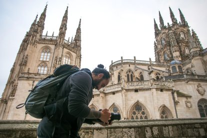 Instante de la grabación de Demis. TOMÁS ALONSO