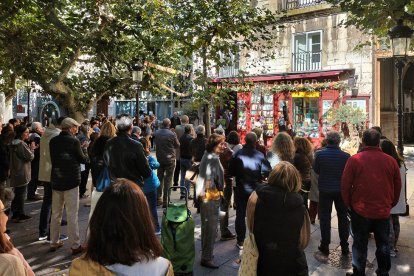 Muchas personas se acercaron a la celebración. ECB