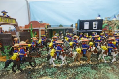 El lejano oeste protagoniza otro de los dioramas. FOTOS: SANTI OTERO