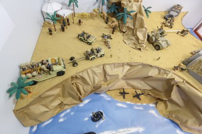 La exposición cuenta con nueve dioramas distintos. FOTOS: SANTI OTERO