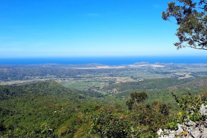 Vista del Burgos de Ilocos sur en Filipinas.
