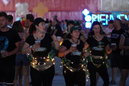 Buen ambiente en la primera noche del Sonorama.  DO RIBERA