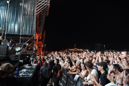 Público en la segunda noche del Sonorama.  DO RIBERA