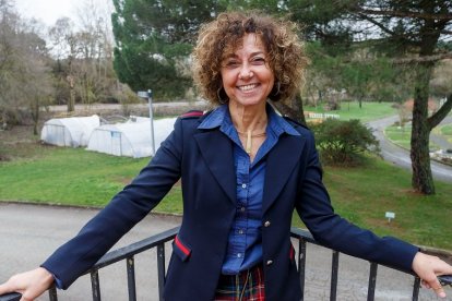 Gema Fernández, gerente de la Asociación de Criadores Burgaleses de Ganado Equino Caballar Hispano-Bretón. SANTI OTERO