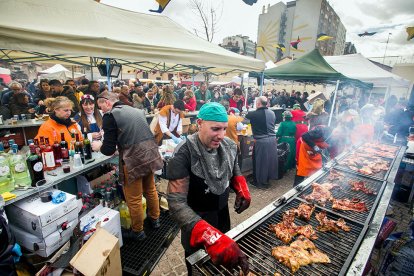 Mercado medieval en Gamonal. TOMÁS ALONSO