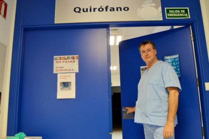 Juan García Carrasco en el Hospital San Juan de Dios. ECB